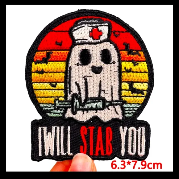 I will stab you patch - Picture 1 of 1